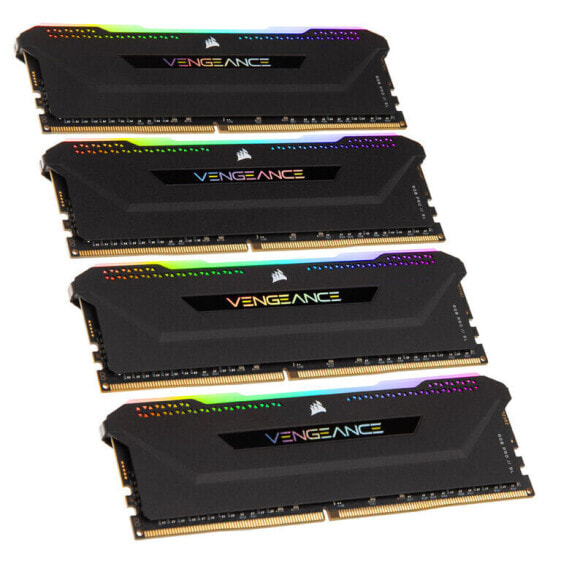 Corsair Vengeance RGB Pro SL DDR4-3200 RAM, CL16, XMP - 32 GB Quad-Kit, schwarz