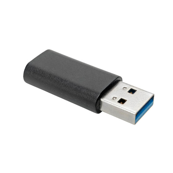 Tripp U329-000 USB-C Female to USB-A Male Adapter - USB 3.0 - USB-A - USB-C - Black