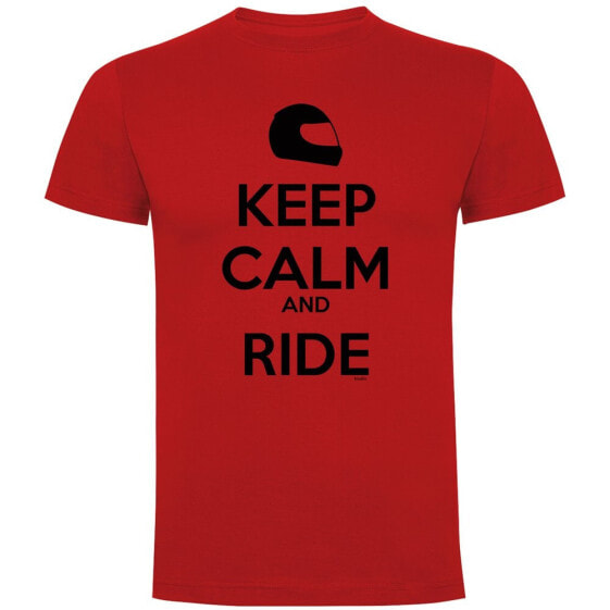 KRUSKIS Keep Calm And Ride short sleeve T-shirt