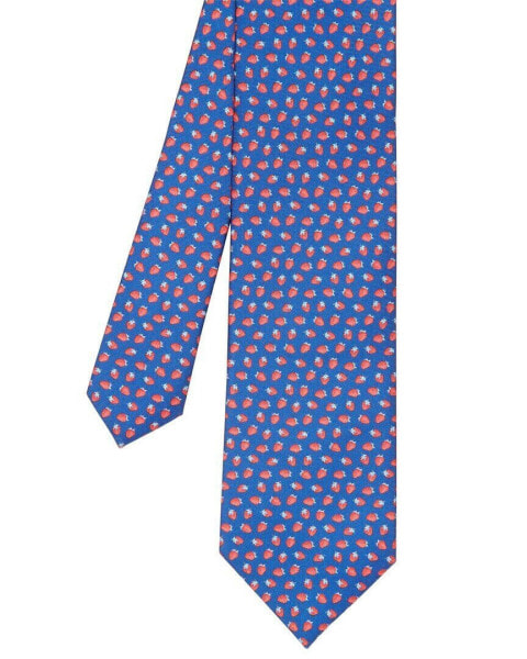 J.Mclaughlin Strawberry Tie Men's Blue Os