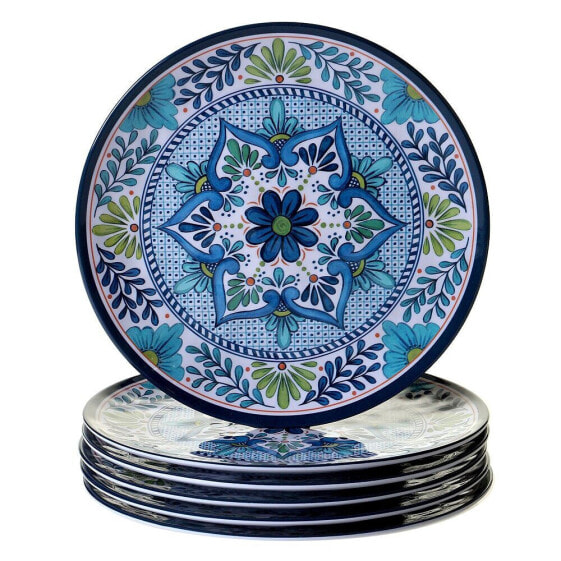 Talavera 6-Pc. Melamine Dinner Plate