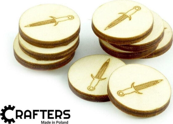 Crafters Crafters: Znaczniki drewniane - Miecz (10)