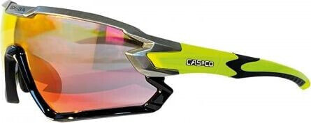 Casco Okulary sportowe CASCO SX-34 Carbonic black/yellow red mirror