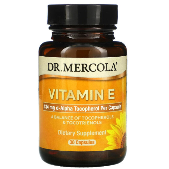 Витамин Е капсулы, 30 штук Dr. Mercola