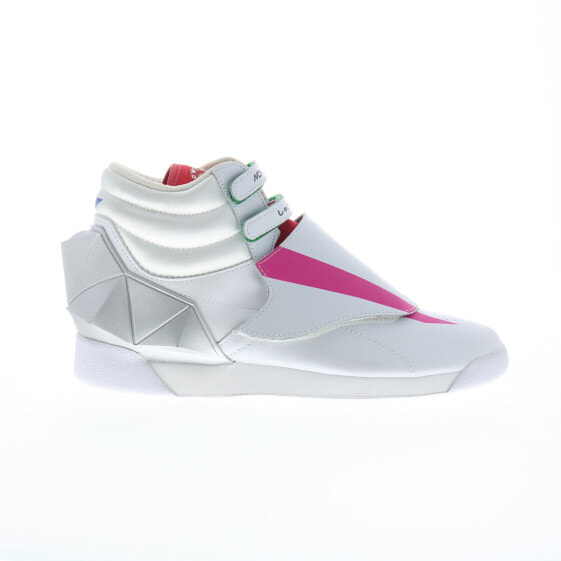 Reebok F/S HI Power Rangers Womens White Synthetic Lifestyle Sneakers Shoes