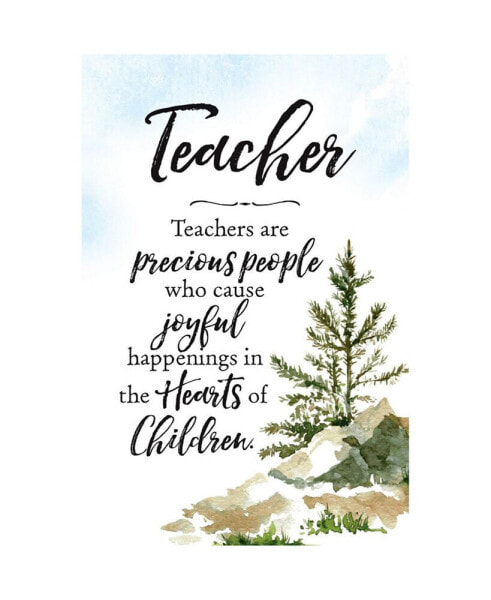 Teachers are Woodland Grace Series Wood Plaque with Easel, 6" x 9"