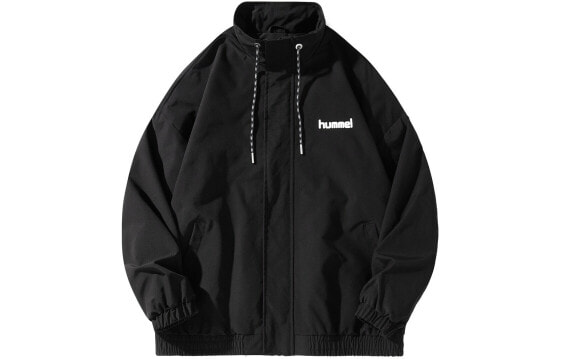 hummel 复古Logo印花双口袋立领宽松夹克 男女同款 / Куртка Hummel logo J224PN325