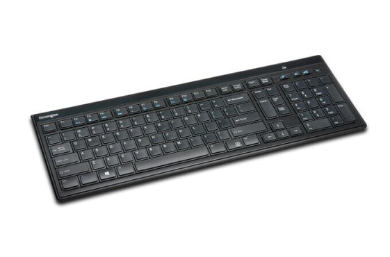 Kensington Advance Fit(TM) Slim Wireless Keyboard - Full-size (100%) - Wireless - Bluetooth - AZERTY - Black