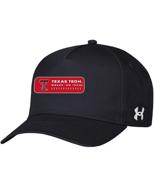 Men's Black Texas Tech Red Raiders 2023 Sideline Adjustable Hat