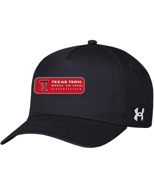 Бейсболка Under Armour мужская черная Texas Tech Red Raiders 2023 Sideline - Одежда и обувь > Мужчинам > Аксессуары > Головные уборы