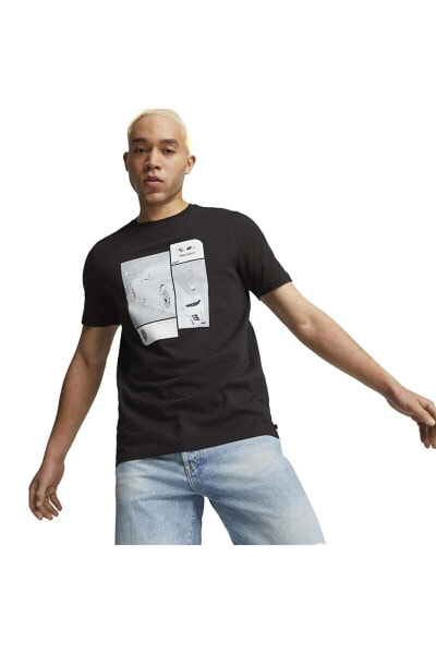 Bmw Mms Essential Erkek Siyah Günlük Stil T-Shirt 62131301