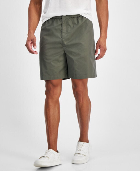 Men's Ash Regular-Fit Solid 7" Shorts, Created for Macy's