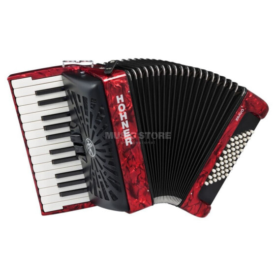 Hohner Bravo II 48 red silent key