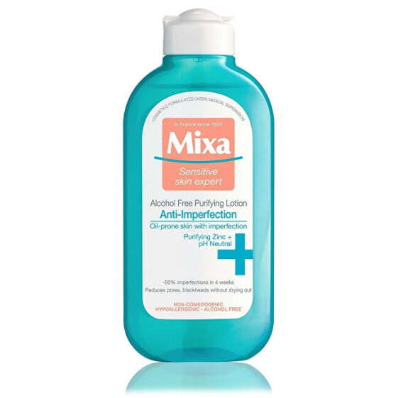 Очищающий безалкогольный лосьон Mixa Sensitiv e Skin Expert 200 мл