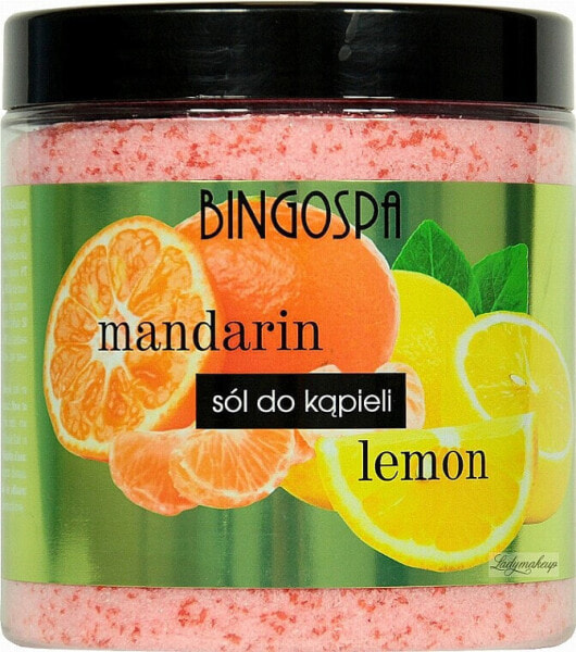 Badesalz mit Mandarine und Zitrone