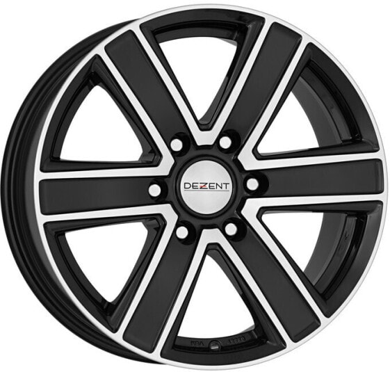 Dezent TJ black polished 7x16 ET45 - LK6/114.3 ML66.1