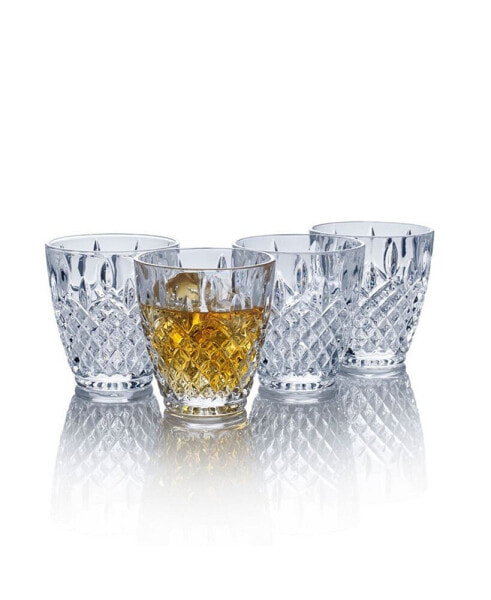 Harding Double Old Fashioned Glasses, Set of 4