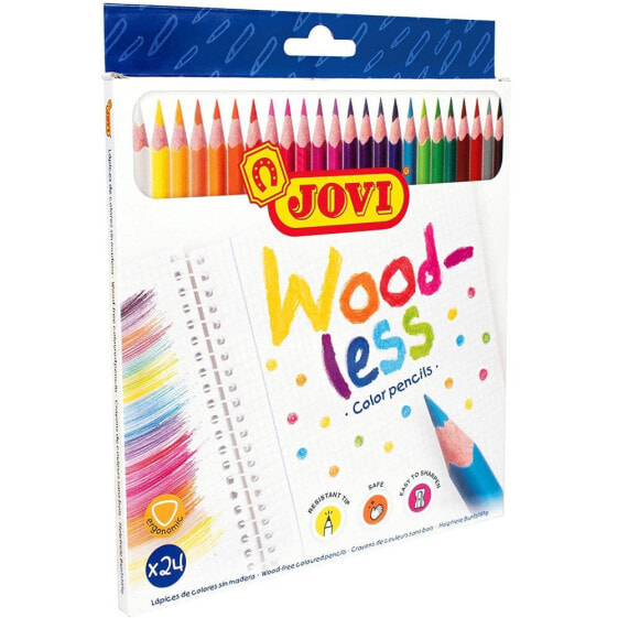 Цветные карандаши Jovi Case 24 без дерева