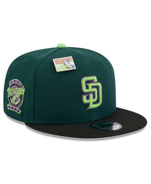 Men's Green/Black San Diego Padres Sour Apple Big League Chew Flavor Pack 9FIFTY Snapback Hat