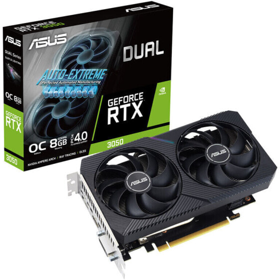 ASUS GeForce RTX 3050 Dual O8G V2, 8192 MB GDDR6