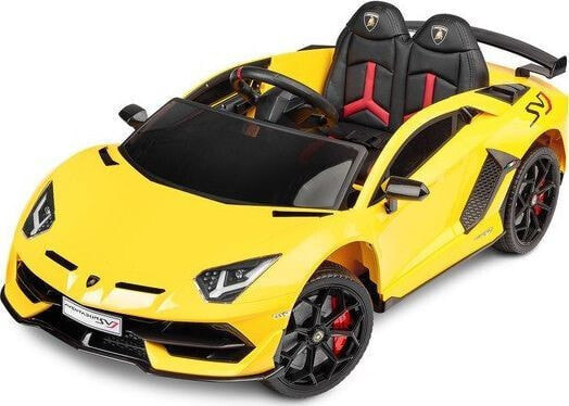 Toyz Samochód auto na akumulator Caretero Toyz Lamborghini Aventador SVJ akumulatorowiec + pilot zdalnego sterowania - żółty