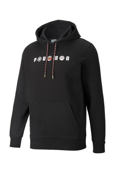 Толстовка PUMA AS Graphic Hoodie TR мужская черная - 53157701