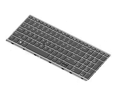 HP L29477-081 - Keyboard - Danish - Keyboard backlit - HP - EliteBook 755 G5