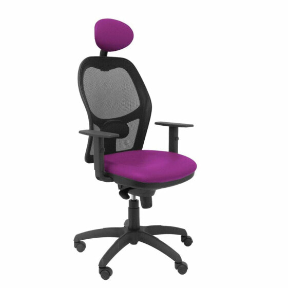 Офисное кресло с подголовником Jorquera malla P&C SNSPMOC Фиолетовое