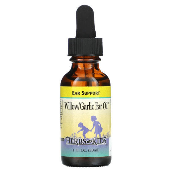 Willow/Garlic Ear Oil, Alcohol-Free, 1 fl oz (30 ml)
