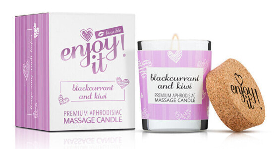 Massage candle Enjoy it! Blackcurrant and Kiwi (Massage Candle) 70 ml