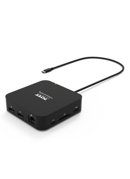 Концентратор Port Designs 901907 - USB 3.2 Gen 1 Type-C - 85 W - черный - SD - 4K Ultra HD