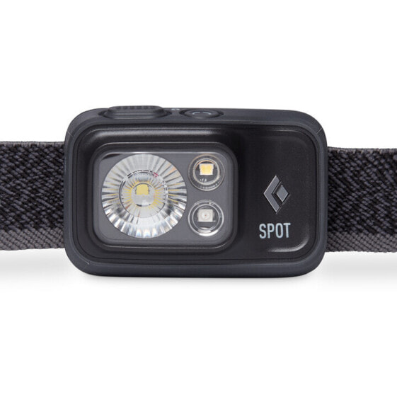 Black Diamond Spot 400 - Headband flashlight - Black - Buttons - 1.1 m - IPX8 - LED