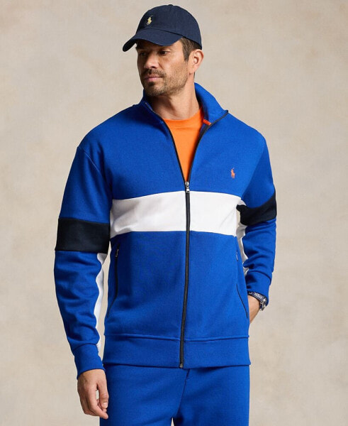 Men's Big & Tall Double-Knit Track Jacket