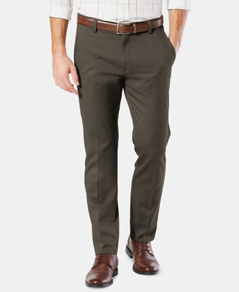 Men's Easy Slim Fit Khaki Stretch Pants