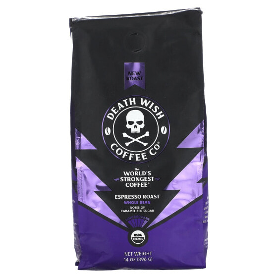 Dark, Whole Bean, Espresso Roast, 14 oz (396 g)