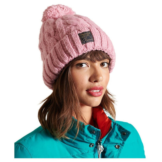 SUPERDRY Tweed Cable Beanie