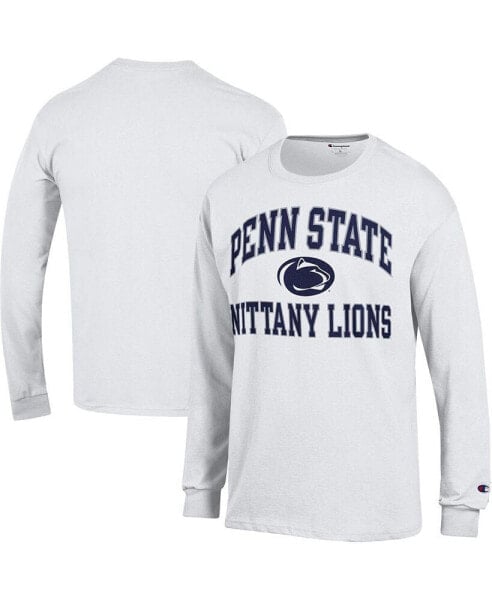 Men's White Penn State Nittany Lions High Motor Long Sleeve T-shirt