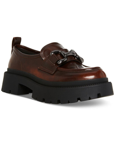 Ashlee Platform Lug-Sole Bit Loafers