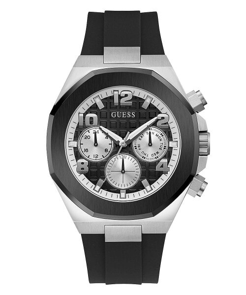 Guess Herren Armbanduhr EMPIRE 46 mm Armband Silikon GW0583G1