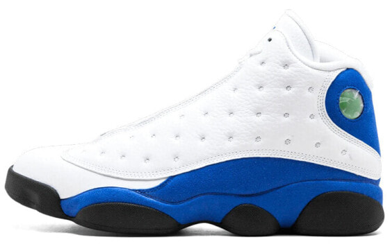 Jordan Air Jordan 13 Retro White Hyper Royal Black 中帮 复古篮球鞋 男款 皇家蓝 / Кроссовки Jordan Air Jordan 414571-117