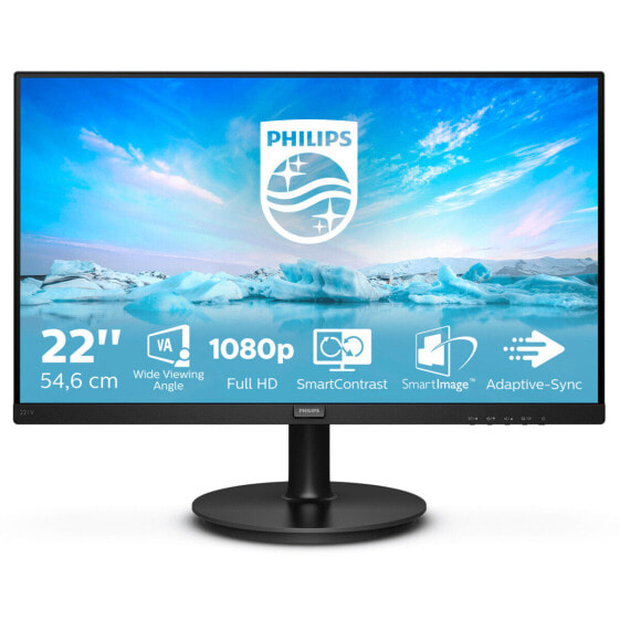 Монитор Philips 221V8 LED 21,5" VA Flicker Free