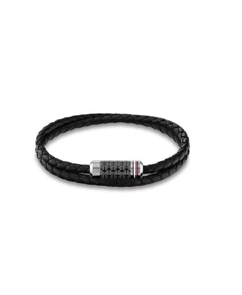 Men's Leather Braided Bracelet