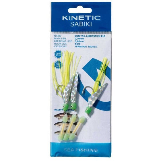 KINETIC Sabiki Sun Tail Lightstick sabiki rig