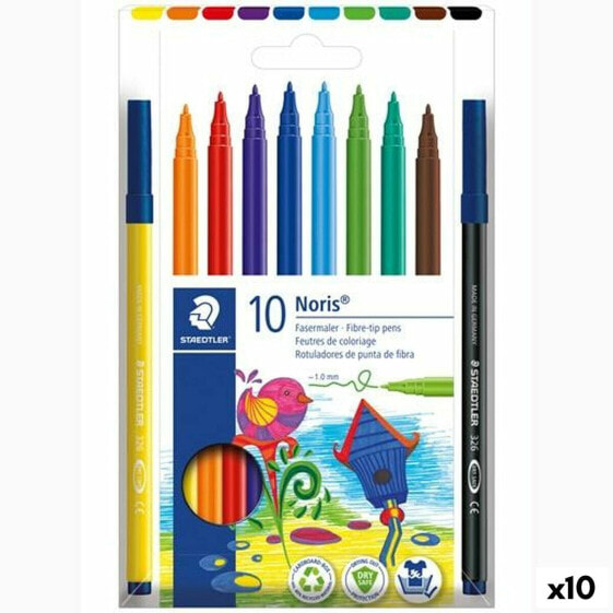 Набор маркеров Staedtler Noris 326 Разноцветный (10 штук)