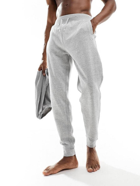 Boss Bodywear cozy lounge joggers in grey