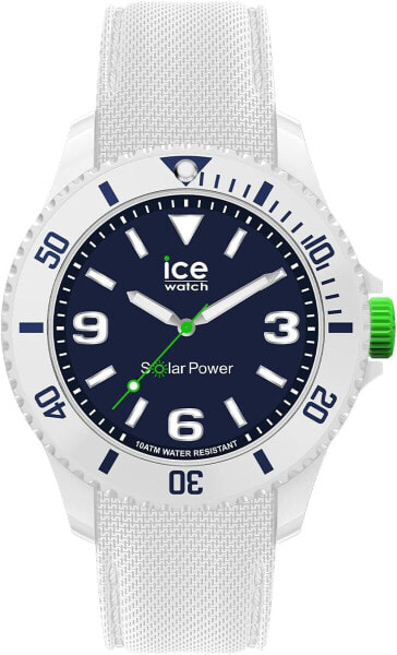 Ice-Watch - Ice-Watch - ICE sixty nine SOLAR White blue - Weiße Herrenuhr mit Silikonarmband - 019546 (Medium)