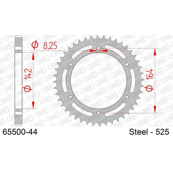 AFAM 65500 rear sprocket