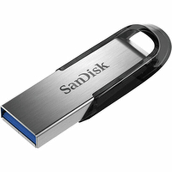USB stick SanDisk ULTRA FLAIR Black Black/Silver Silver 128 GB