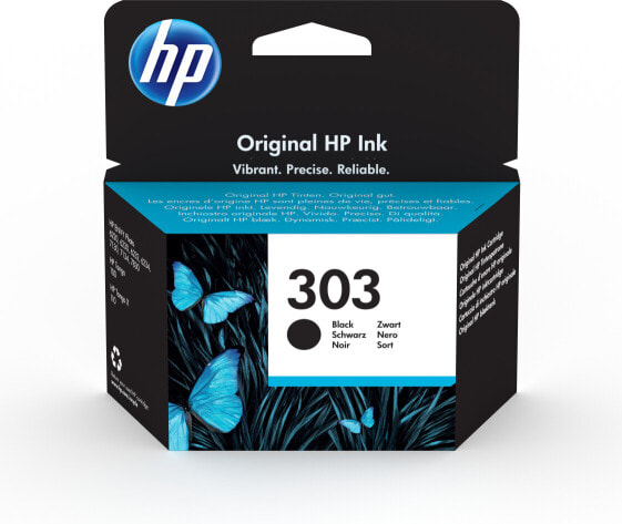 HP 303 Schwarz Original Tintenpatrone - Original - Ink Cartridge