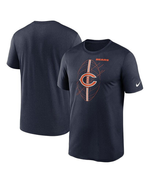 Men's Navy Chicago Bears Legend Icon Performance T-shirt